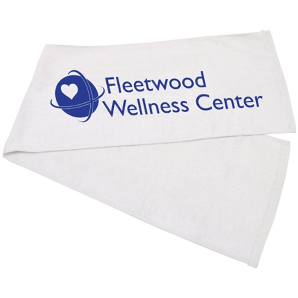 Cotton Terry Fitness Towel, 11" x 44"