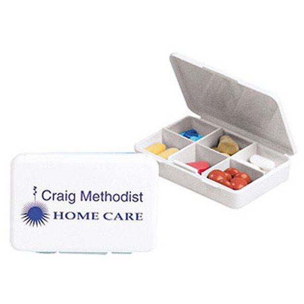 Pillbox, Six Compartment