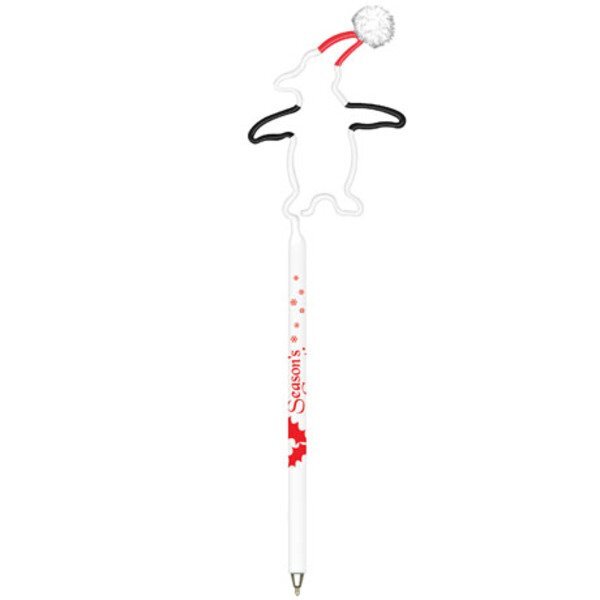Penguin w/ Holiday Hat InkBend Standard™ Pen