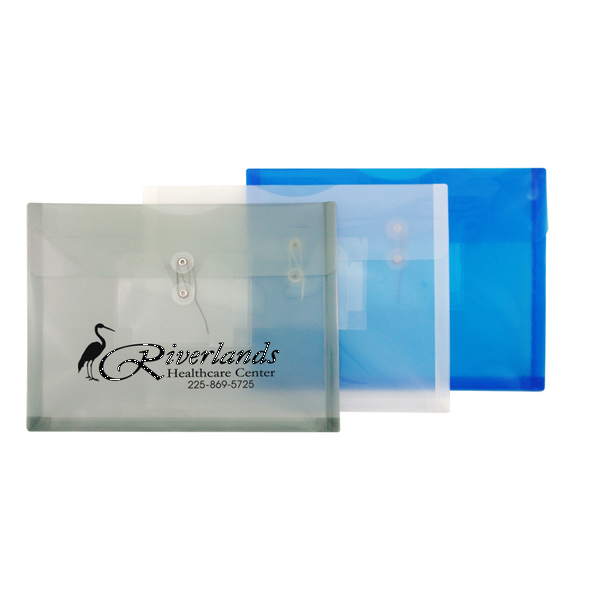 Horizontal Poly Envelope String Closure, 13" x 9 3/4"