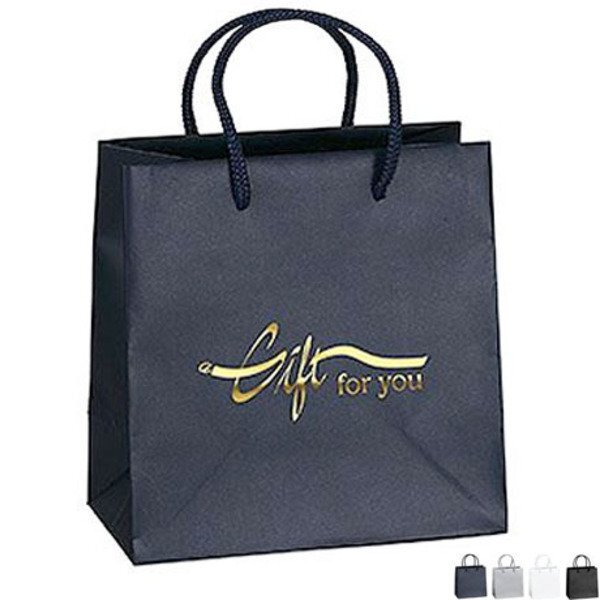 Matte Finish Eurotote Gift Bag, 6-1/2" x 6-1/2"