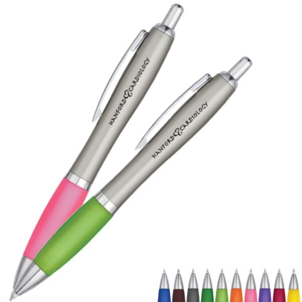 Melody Satin Silver Barrel Pen