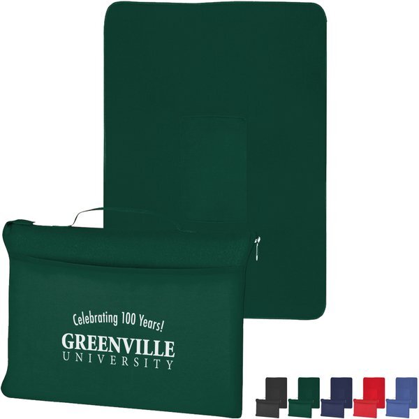 Fleece Travel Blanket To Go, 51" x 63"