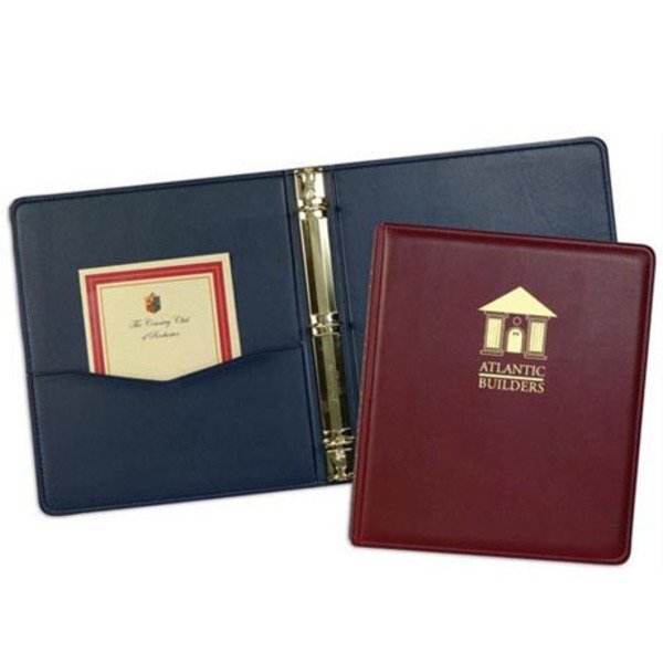 Monaco Simulated Leather Ring Binder, 1"