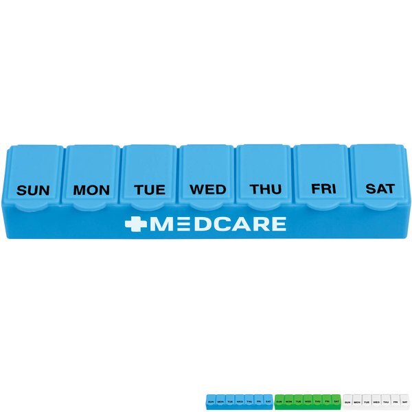Traditional 7 Day Pill Box, 6-3/32"