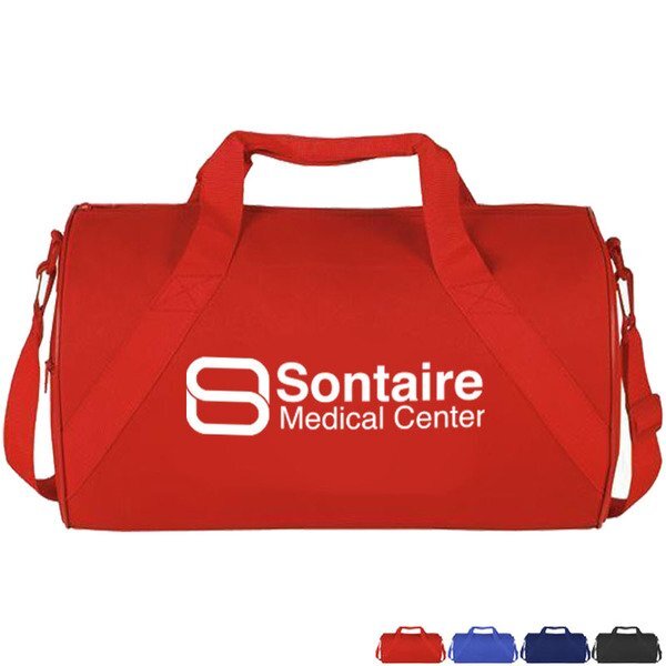 Economy Roll 600D Gym Duffel, 18"