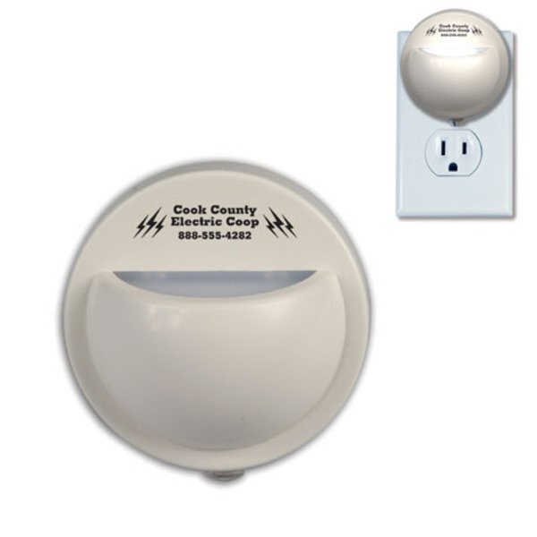 LED Half Dome Night Light w/ Photocell