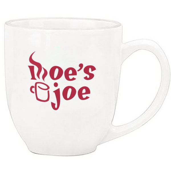 Bistro Ceramic Mug, 14oz. - White