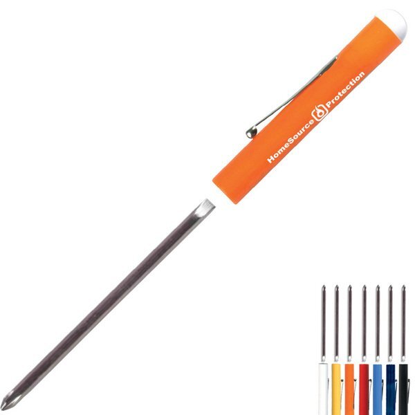 Reversible Standard-Phillips Screwdriver w/ Button Top