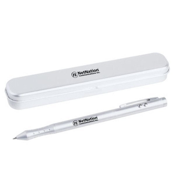 Laser/Flashlight 4-in-1 Pen