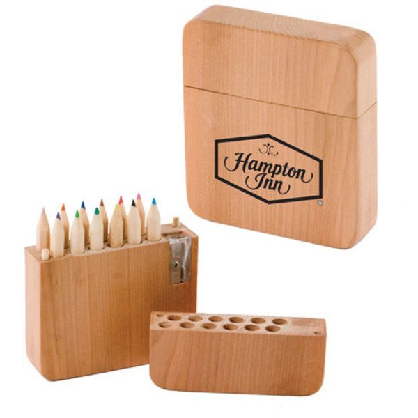 Colored Pencil Set w/ Sharpener