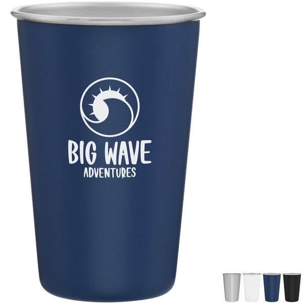 Stainless Steel Pint Tumbler, 16oz.