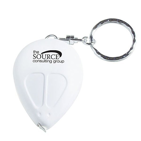 Mouse Shaped Tape Measure Key Chain