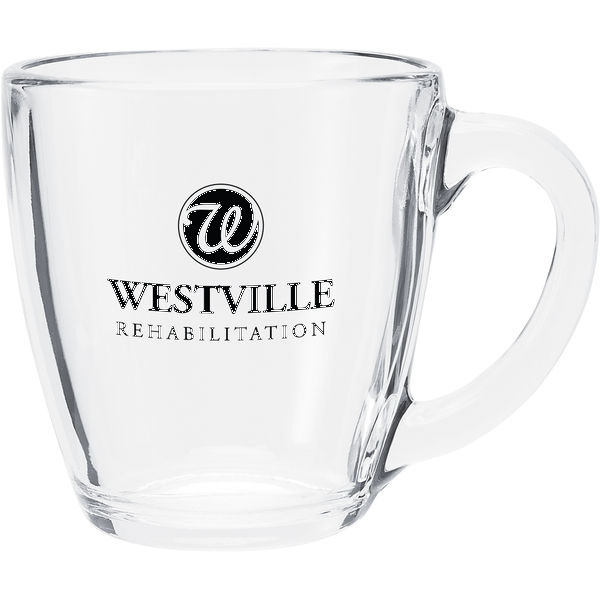 Tapered Glass Coffee Mug, 16oz.