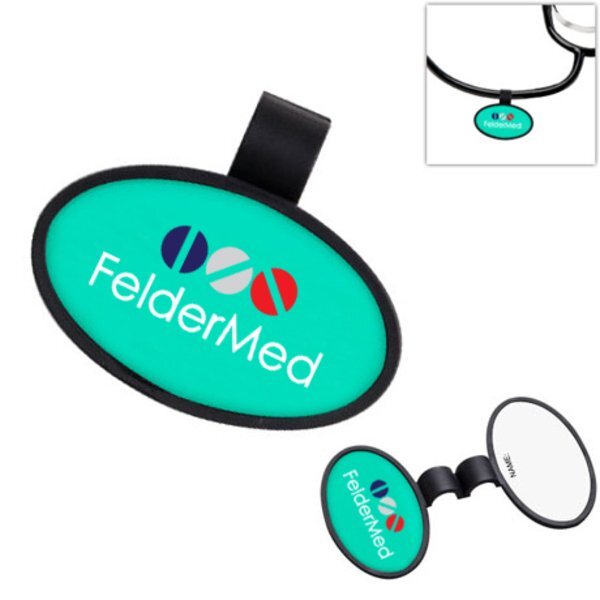 Anti-Microbial Oval Stethoscope ID Tag