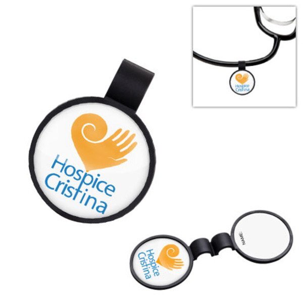 Anti-Microbial Round Stethoscope ID Tag