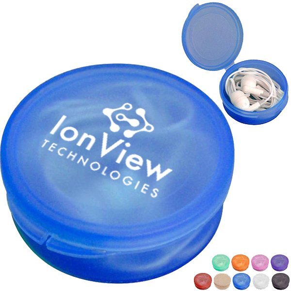 Ear Buds w/ Round Case