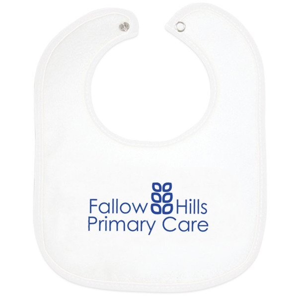 Snap Vinyl Back Baby Bib
