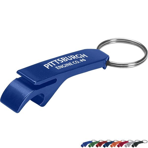 Aluminum Bottle & Can Opener Key Ring