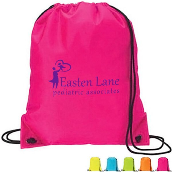 Neon 210D Polyester Drawstring Sport Pack