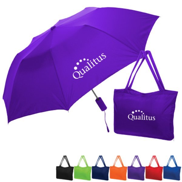 Umbrella & Bag Combo, 42” Arc