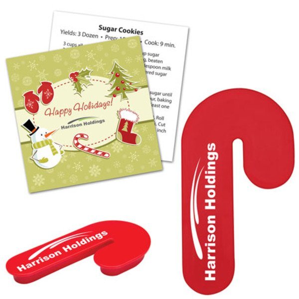 Candy Cane Plastic Cookie Cutter