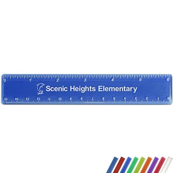 Plastic Ruler, 6"