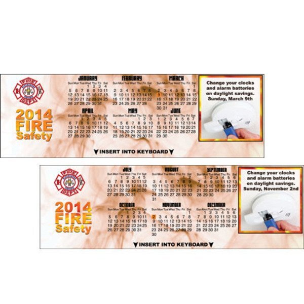 Fire Safety Keyboard Calendar