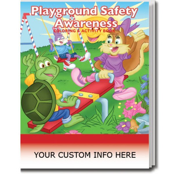 Playground Safety Awareness Coloring & Activity Book
