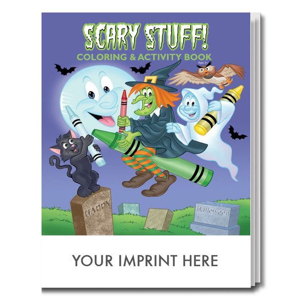 Scary Stuff Coloring & Activity Book