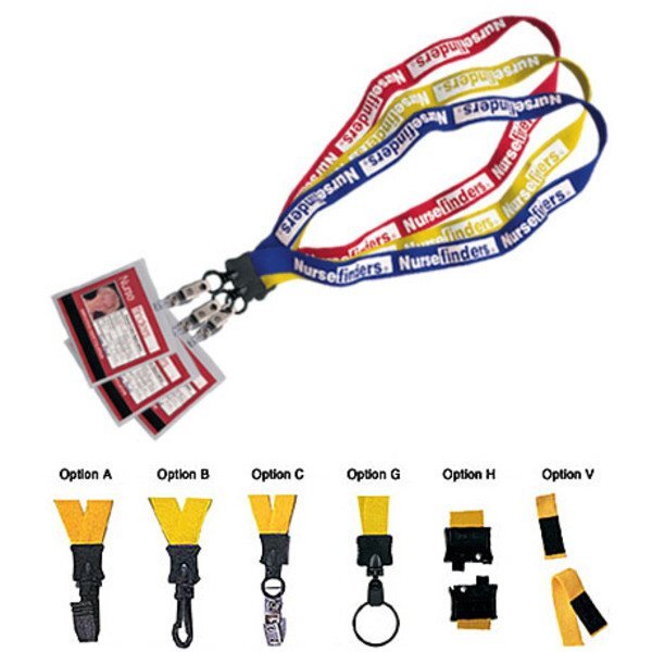 Cotton Lanyard, 1" Wide