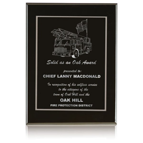 Onyx Award Plaque, 10" x 8"