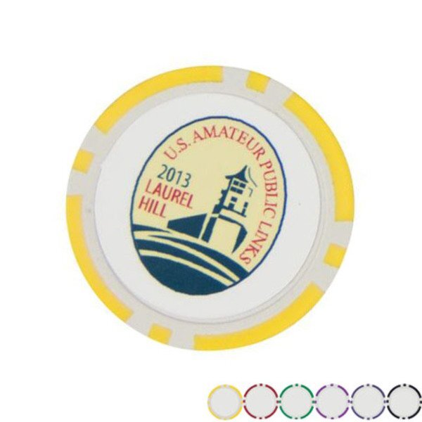 Clay Poker Chip Ball Marker