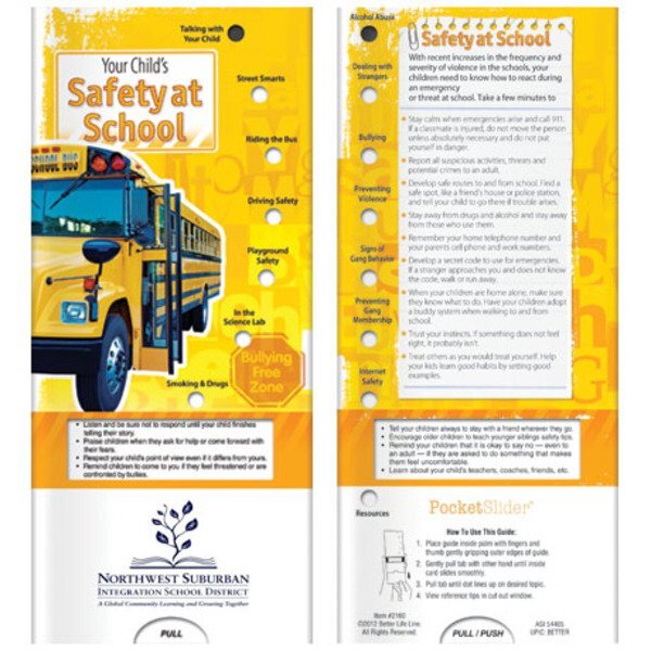 Your Child's Safety at School Pocket Sliders™