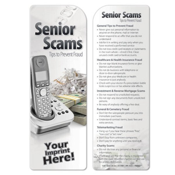 Senior Scams Bookmark