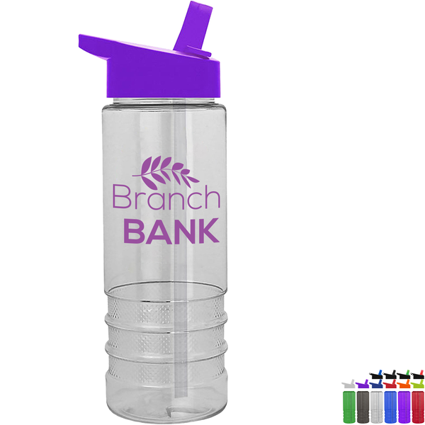 Salute Tritan™ Bottle, 24oz. - Flip Straw Lid
