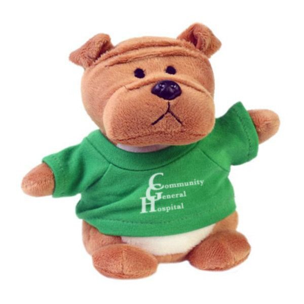 Bulldog Plush Bean Bag Buddy, 7"