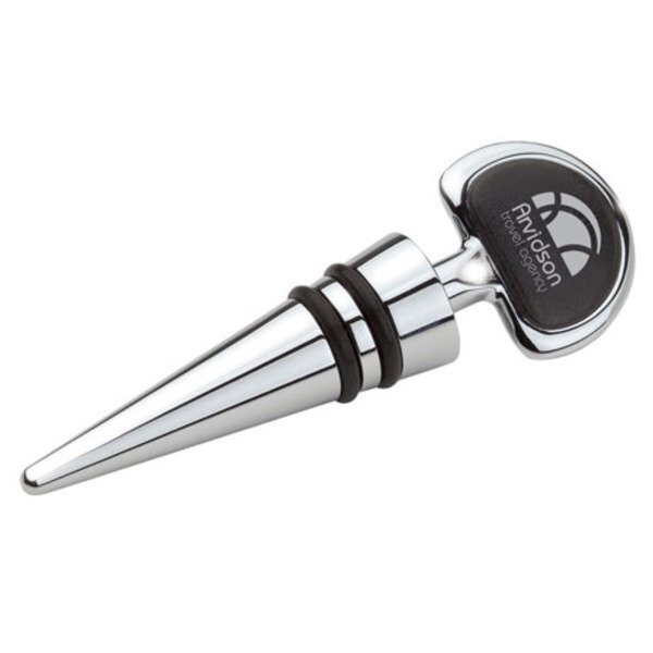 Leatherette Inlay Bottle Stopper