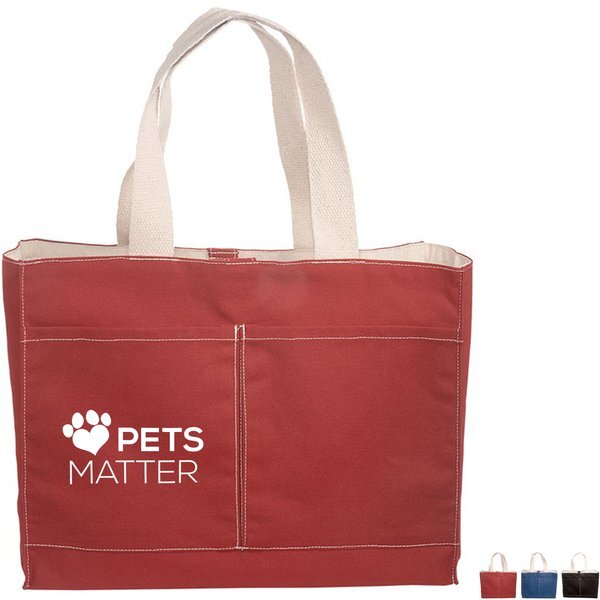 Pomona Cotton Pocketed Tote