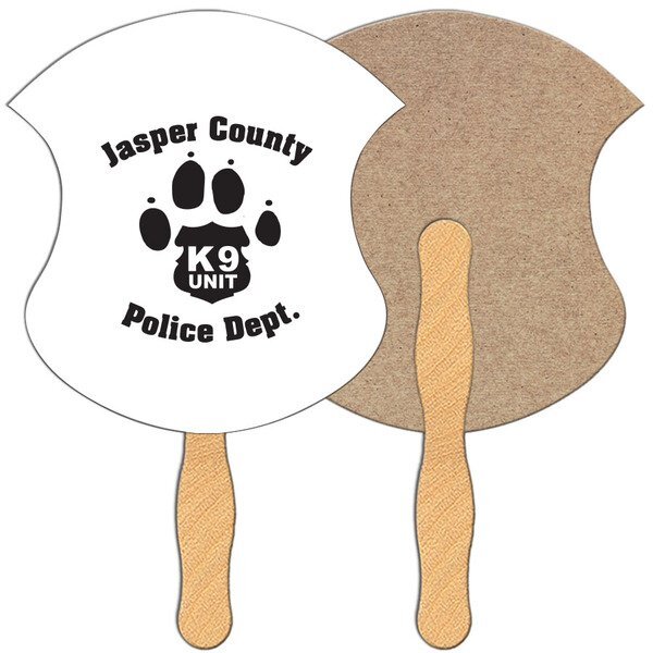 Badge Hand Fan