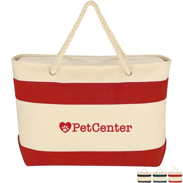 Large Cruising Cotton Canvas Tote