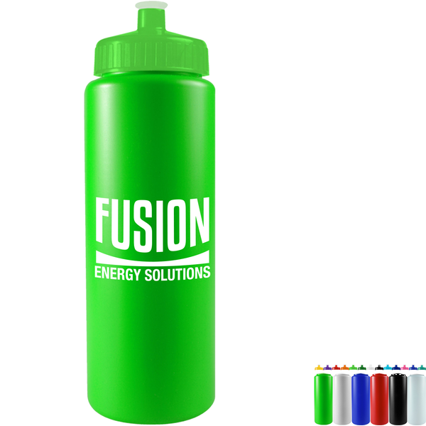 Squeeze Bottle, 32oz. - Push/Pull Cap