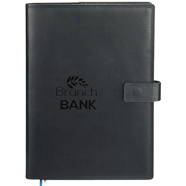 Uptown Refillable Leather JournalBook, 7" x 9-3/4"