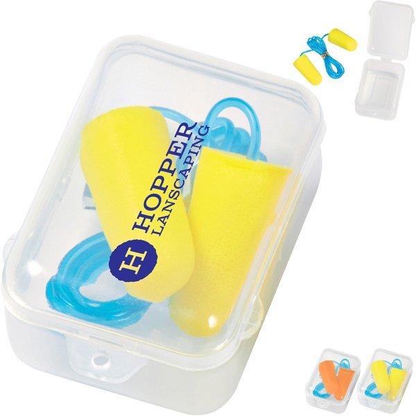 Corded Foam Ear Plug Set