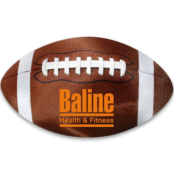 Football Shaped ColorBurst™ Microfiber Cloth