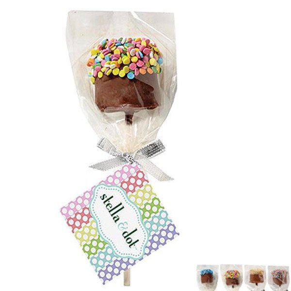 Chocolate Covered Marshmallow Pop