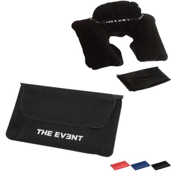 Inflatable Neck Pillow w/ Headrest