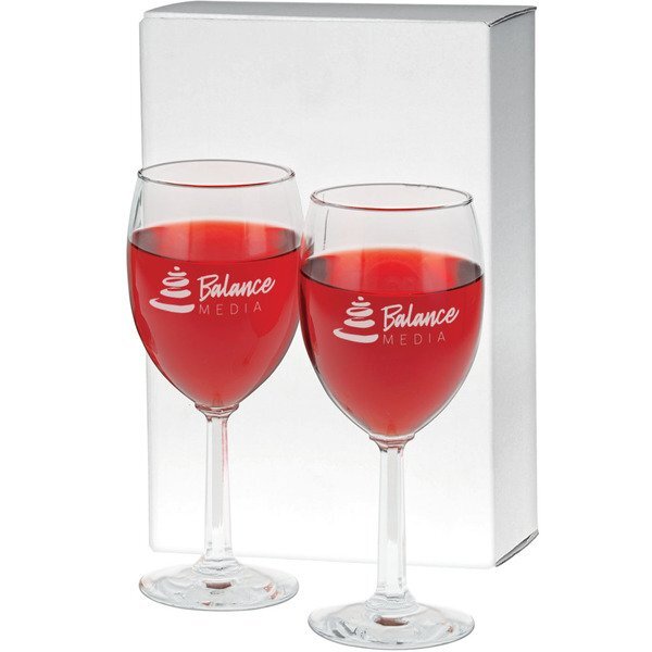 Napa Valley Wine Glass Gift Set,  8oz.