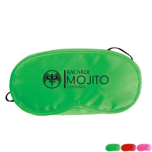 Electric Color Satin Eye Mask