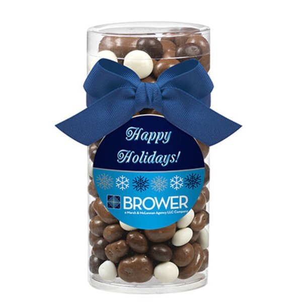 Elegant Large Gift Tube w/ Bridge Mix